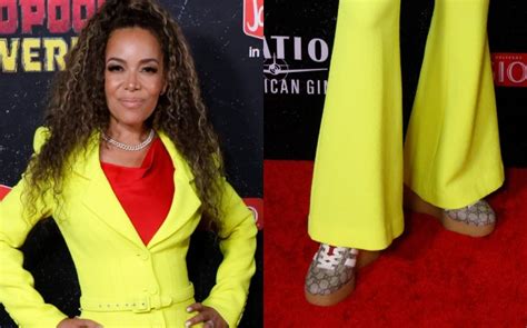 Sunny Hostin Soars in Gucci Sneakers at Deadpool